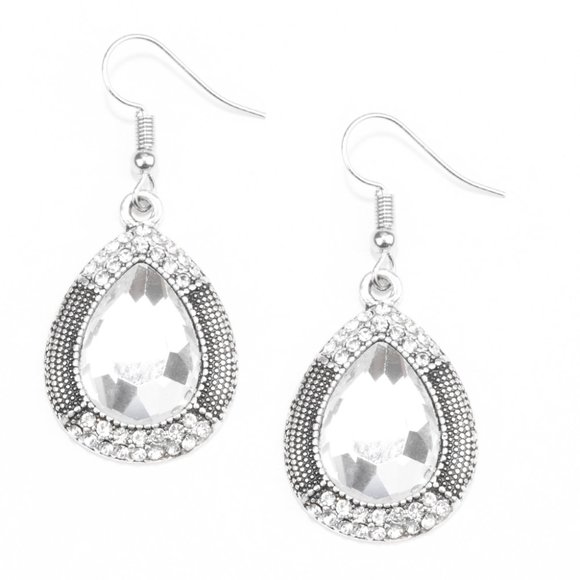 Grandmaster Shimmer - White Earring